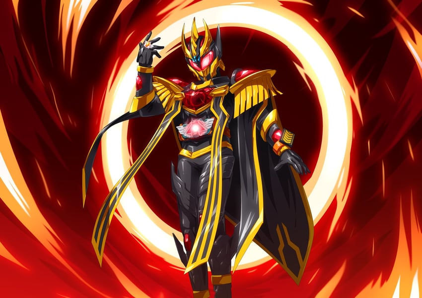 kamen rider wind (kamen rider and 1 more) drawn by otokamu