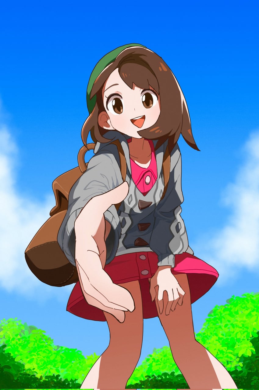 gloria (pokemon and 1 more) drawn by baeming
