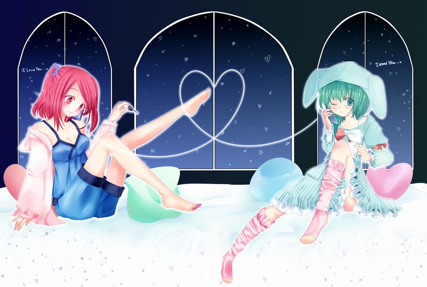 shiki eiki and onozuka komachi (touhou) drawn by shouko_(airen)