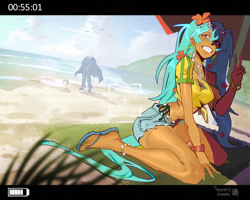 hatsune miku, brazilian miku, elon musk, and alexandre de moraes (vocaloid and 1 more) drawn by wermer