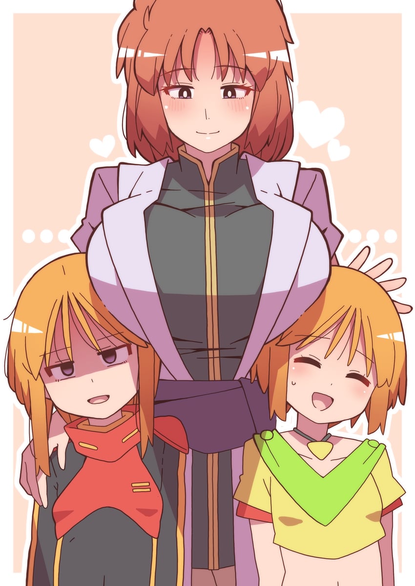 puru two, elpeo puru, and marida cruz (gundam and 2 more) drawn by onimaru_(onimal7802)