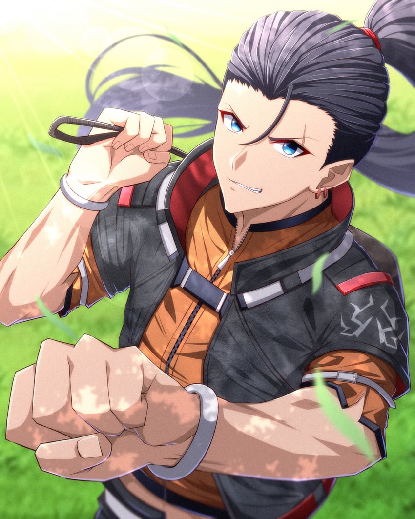 matthew (xenoblade chronicles and 2 more) drawn by mebi_il