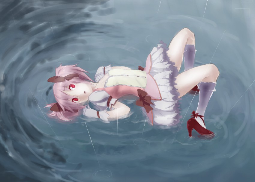 kaname madoka (mahou shoujo madoka magica) drawn by kirisato_itsuki