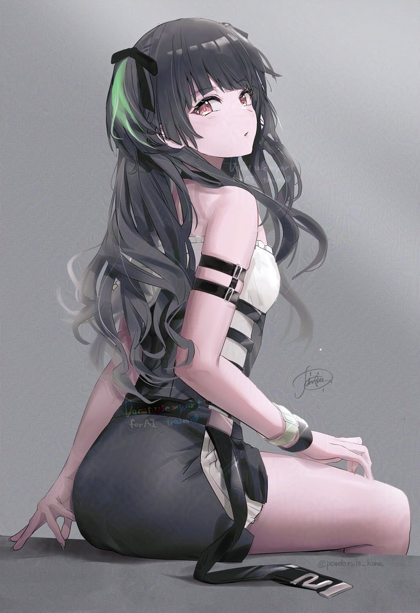 mayuzumi fuyuko (idolmaster and 1 more) drawn by powder_is_kona