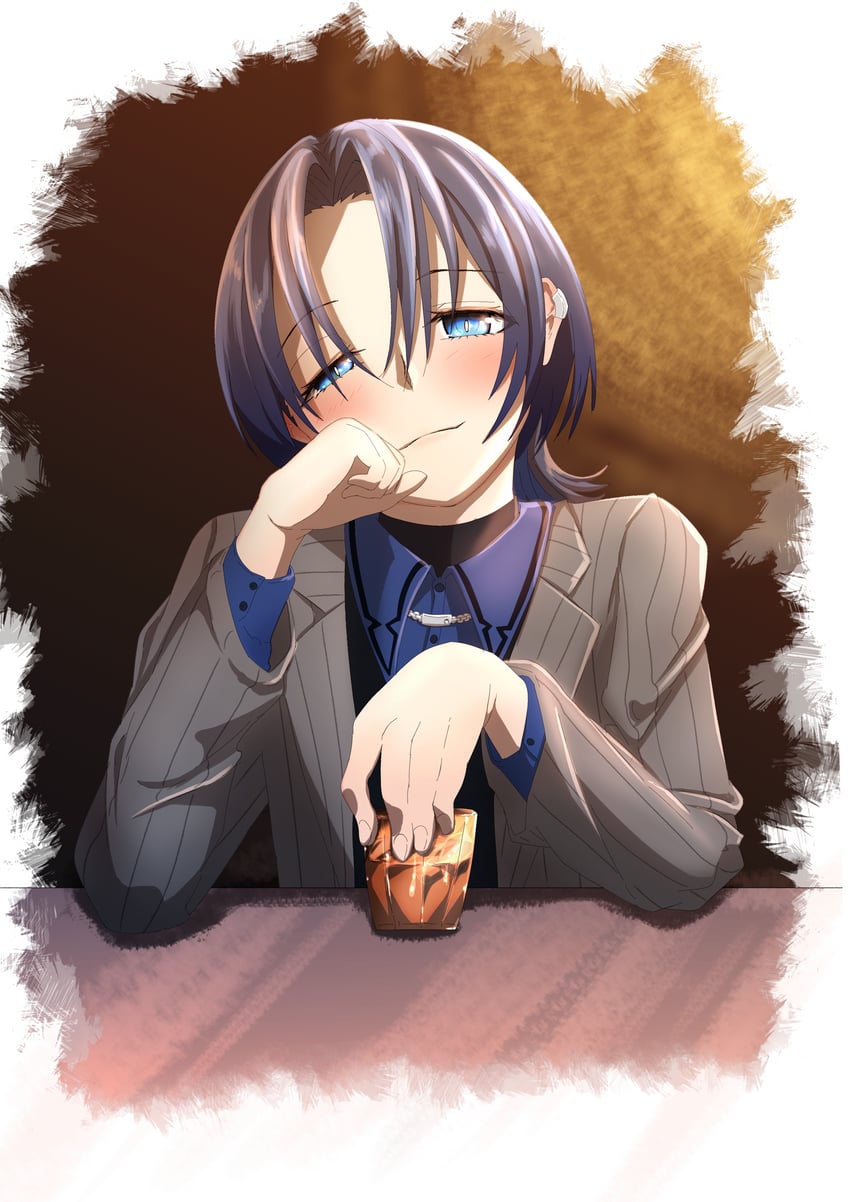hiodoshi ao (hololive and 1 more) drawn by kirisame0729
