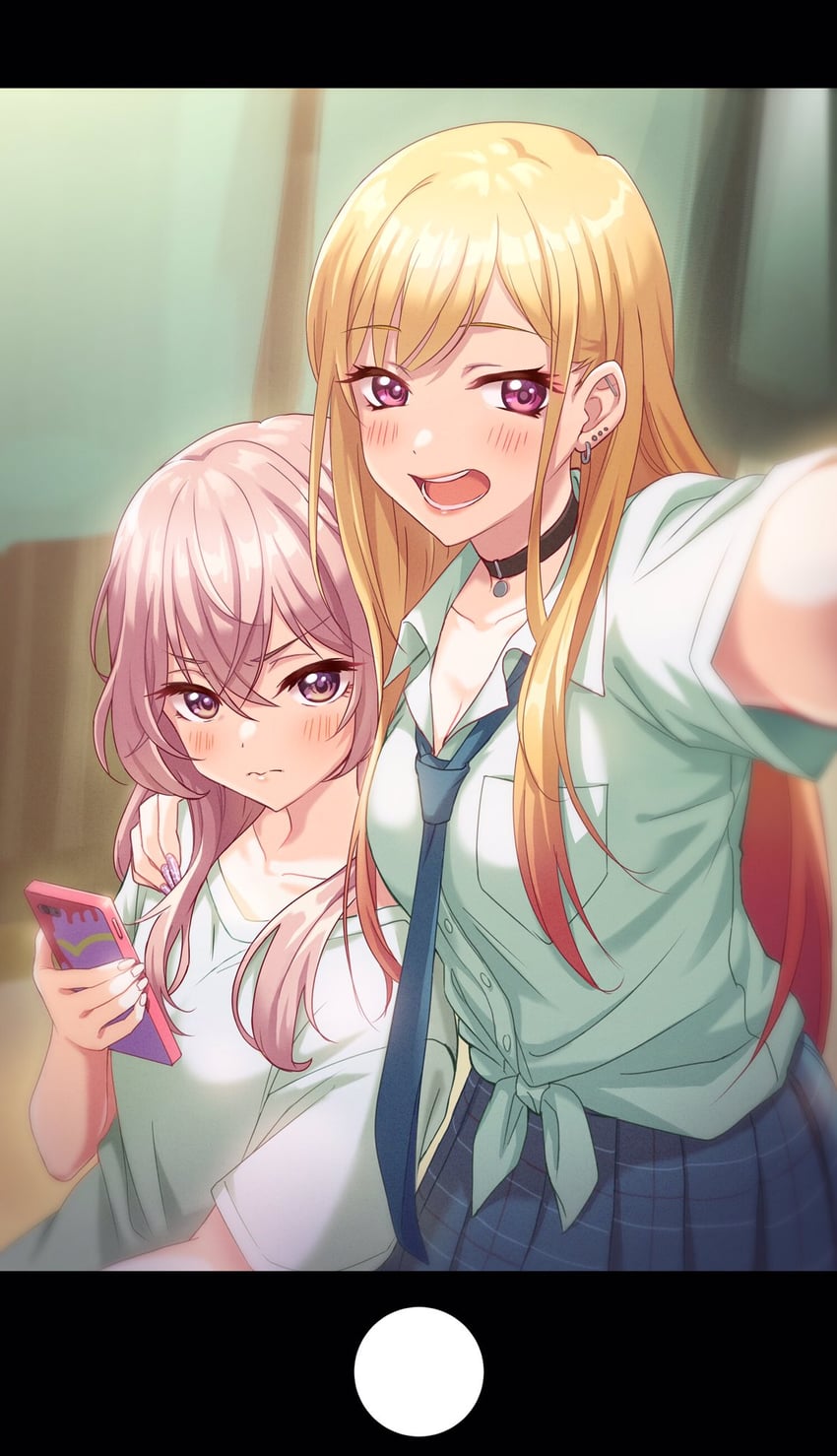 kitagawa marin and inui sajuna (sono bisque doll wa koi wo suru) drawn by mizu_no