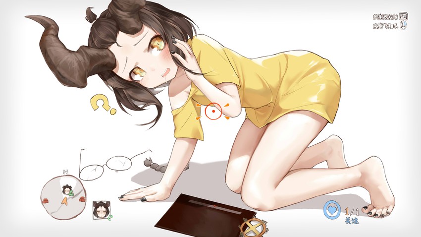 oshin0 (indie virtual youtuber and 2 more) drawn by oshino_yeye