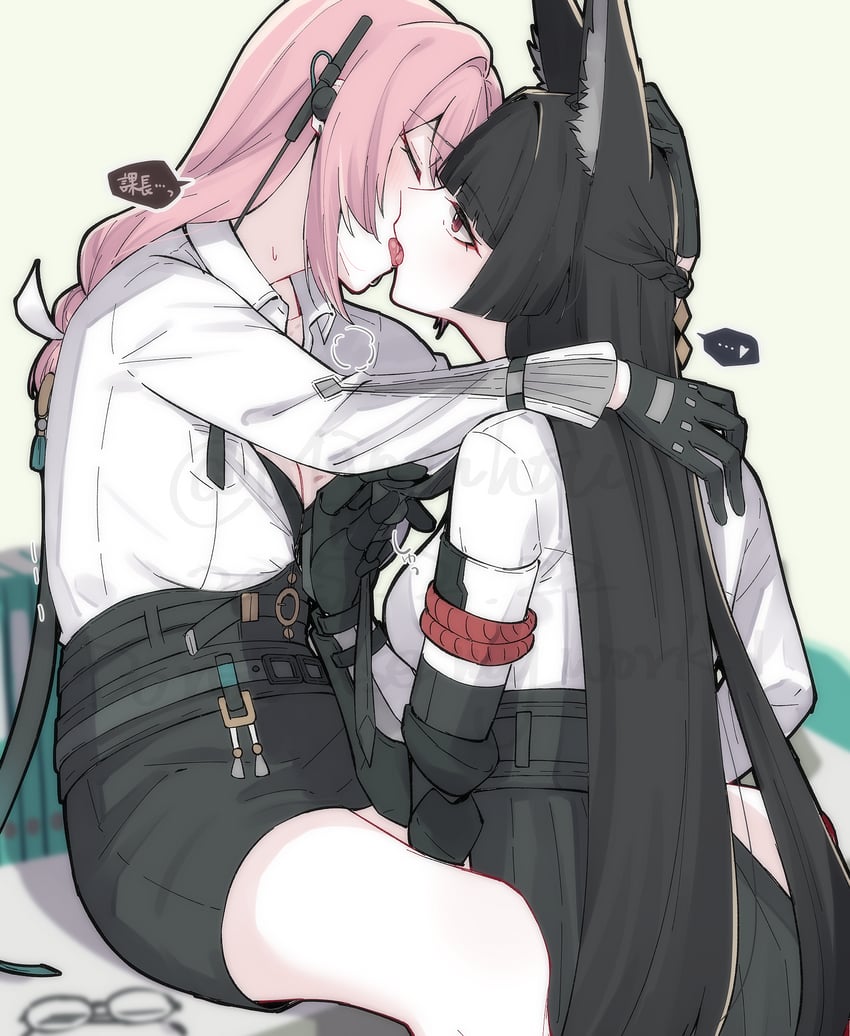 hoshimi miyabi and tsukishiro yanagi (zenless zone zero) drawn by jouhou