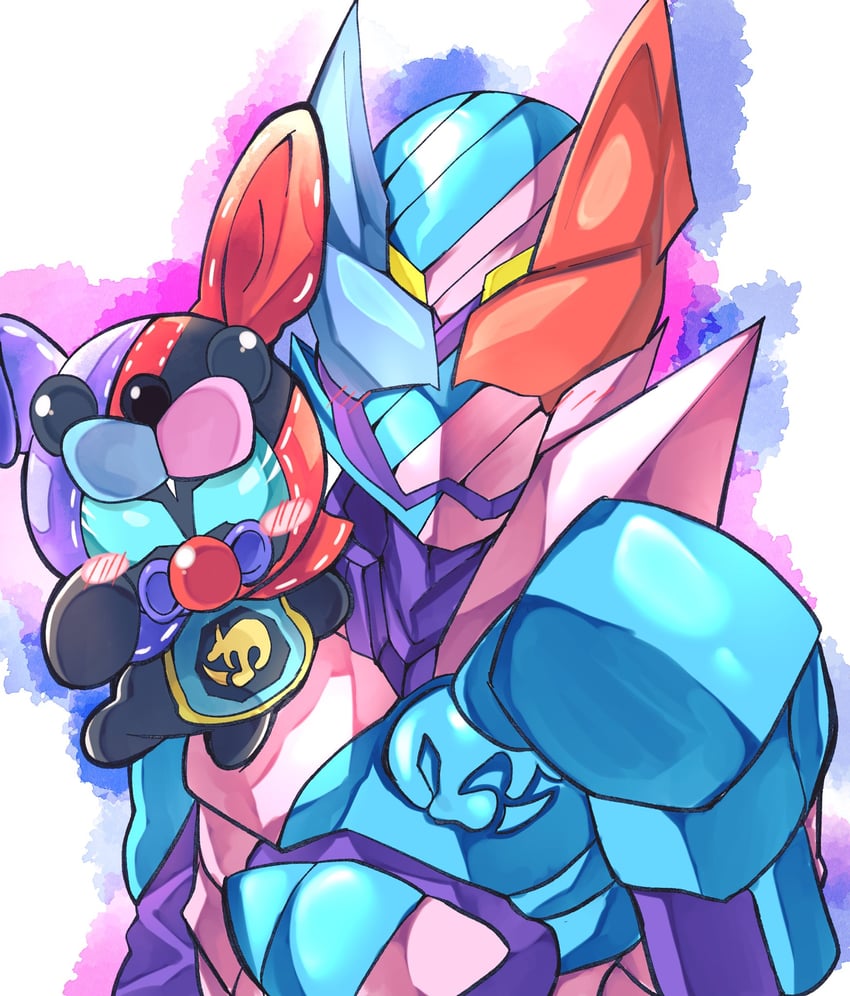 kamen rider revi and kamen rider vice (kamen rider and 1 more) drawn by ohd6_d