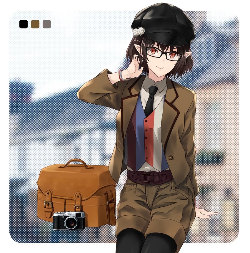 shameimaru aya (touhou and 1 more) drawn by nabeshima_tetsuhiro
