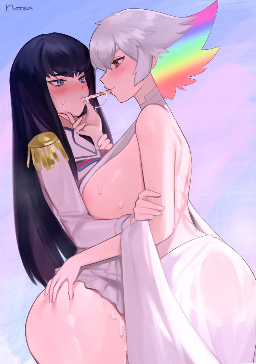 kiryuuin satsuki and kiryuuin ragyou (kill la kill) drawn by norza