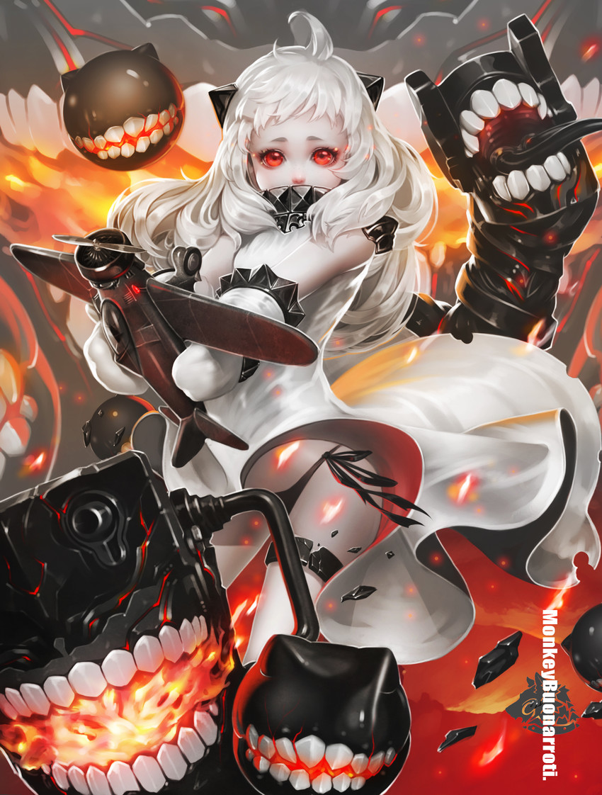 northern ocean princess (kantai collection) drawn by monkey_buonarroti