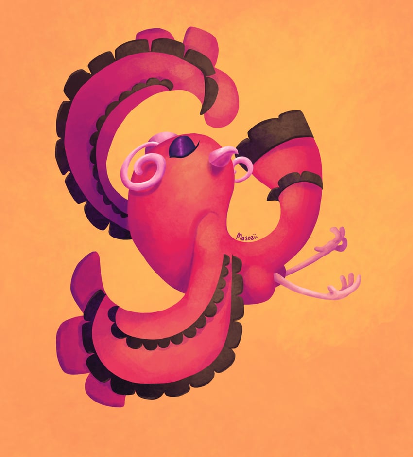 oricorio (pokemon) drawn by masozii