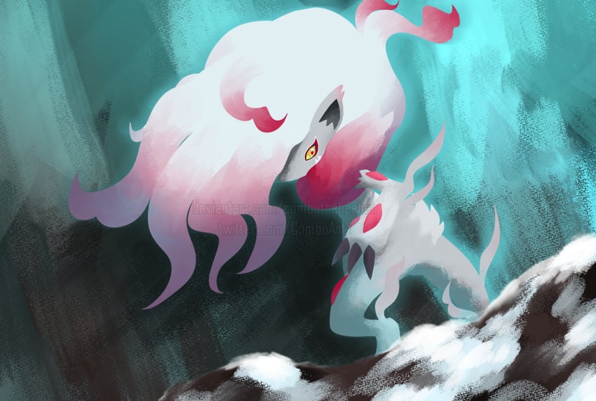 hisuian zoroark (pokemon) drawn by combothebeehen