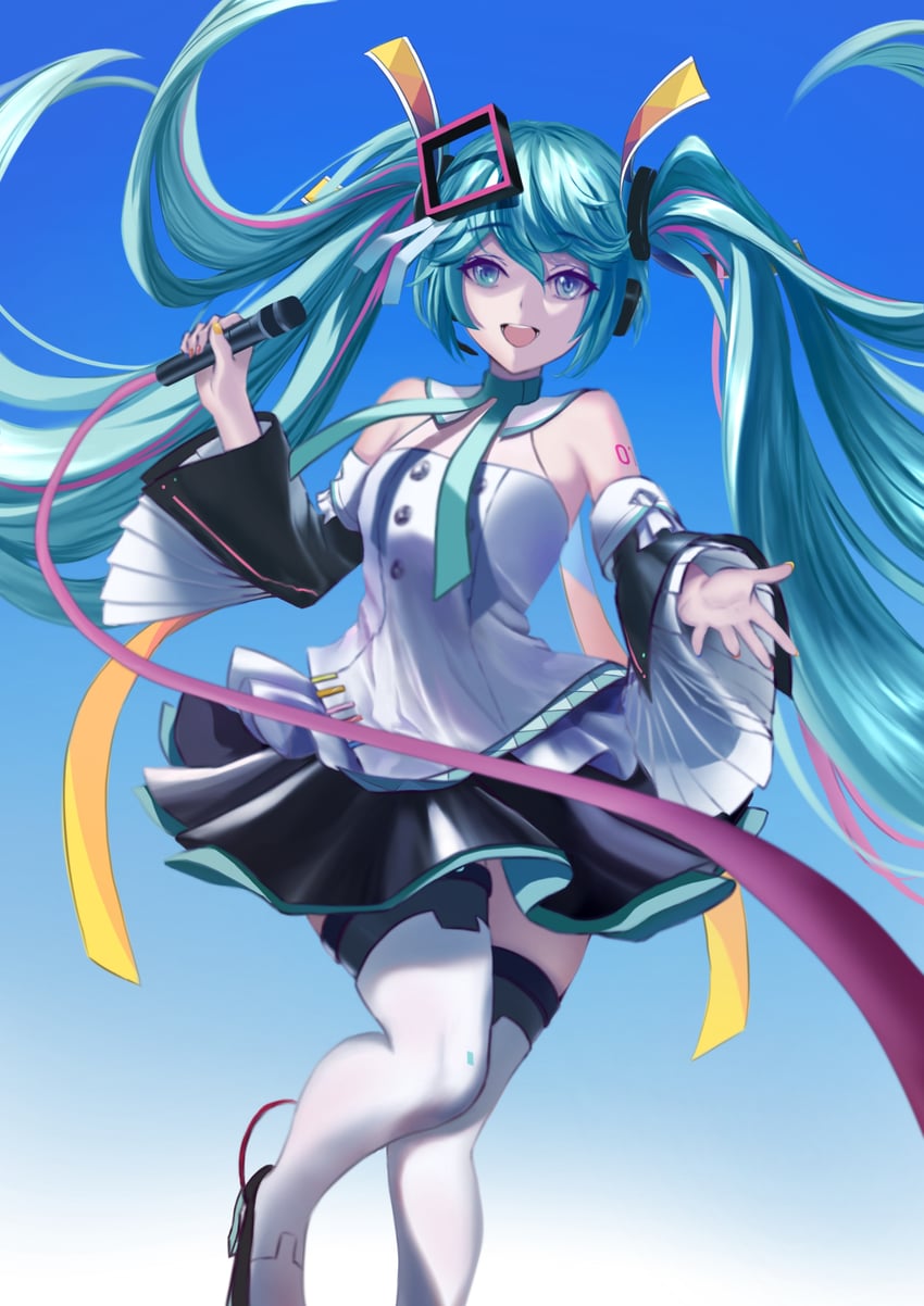 hatsune miku (vocaloid and 2 more) drawn by siel_(siel_illust)