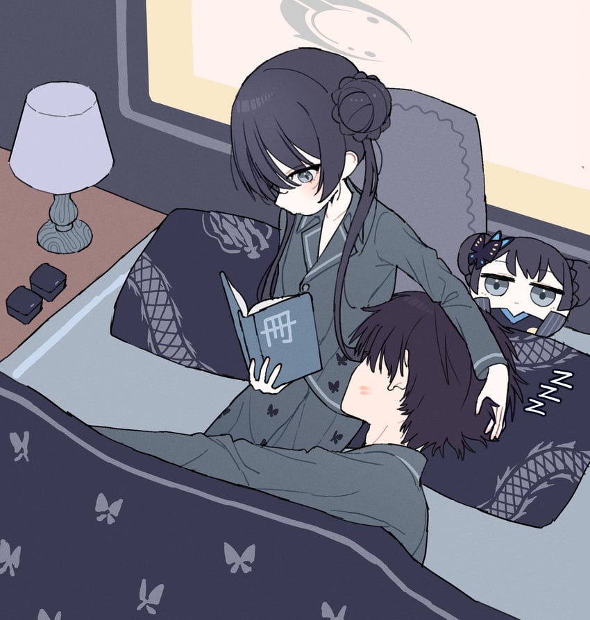 sensei and kisaki (blue archive) drawn by je_o_mo