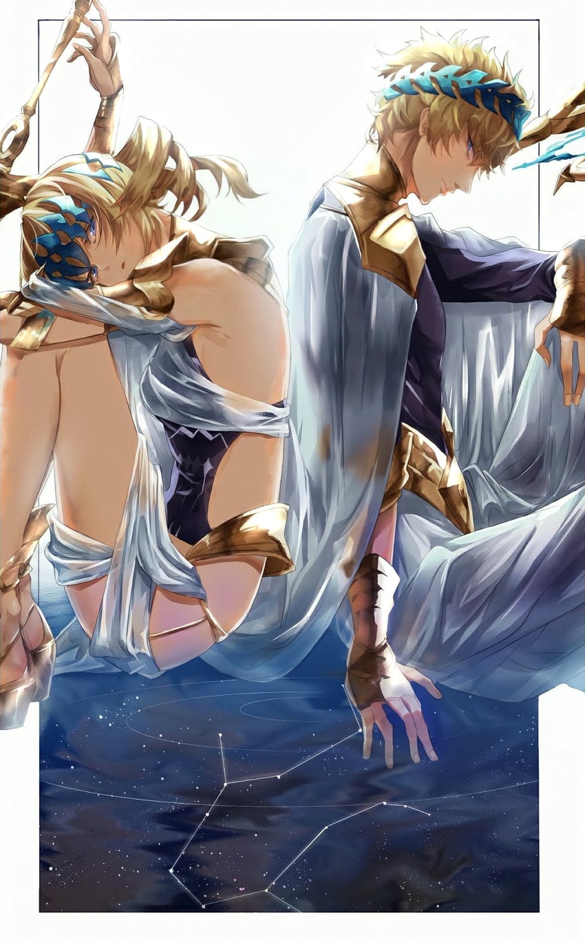 pollux and castor (fate and 1 more) drawn by smosmomi