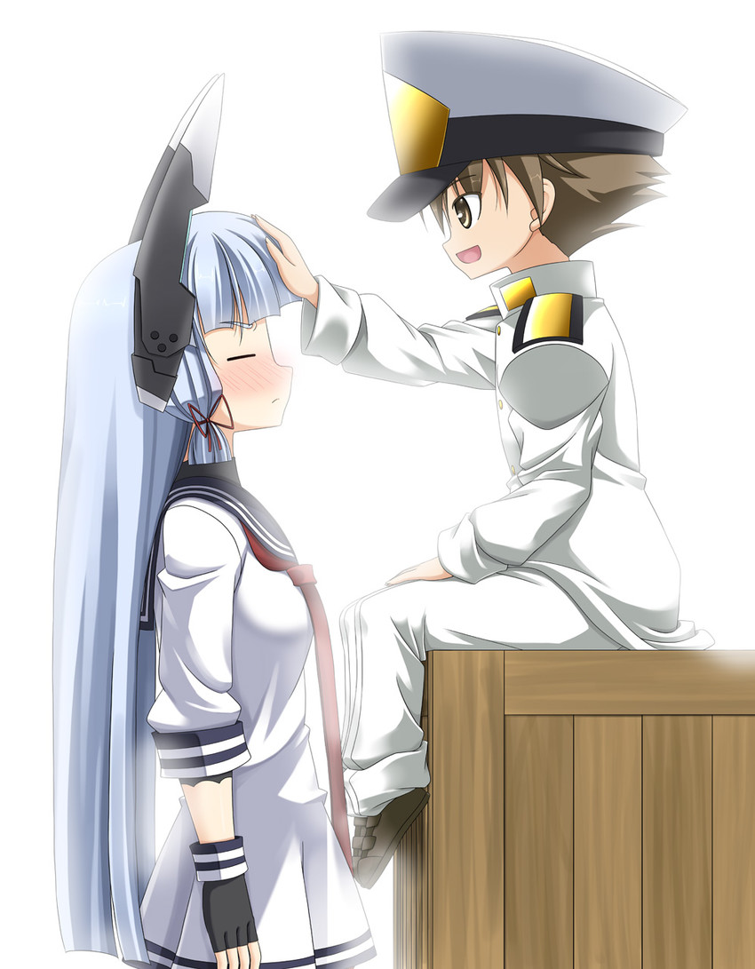 admiral, murakumo, and little boy admiral (kantai collection) drawn by rappa_(rappaya)