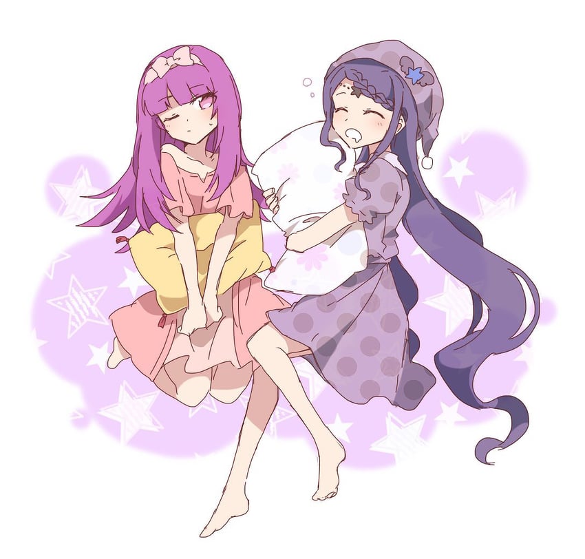 hanazono shuka and garara s leep (pretty series and 2 more) drawn by nojima_minami