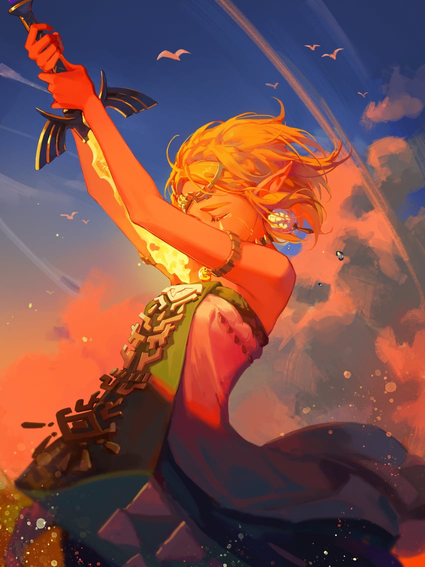 princess zelda (the legend of zelda and 1 more) drawn by toaot