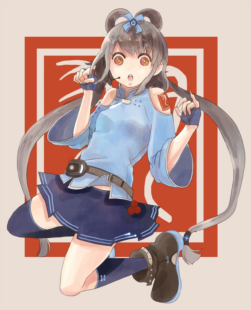 luo tianyi (vocaloid and 1 more) drawn by to_(minto91)