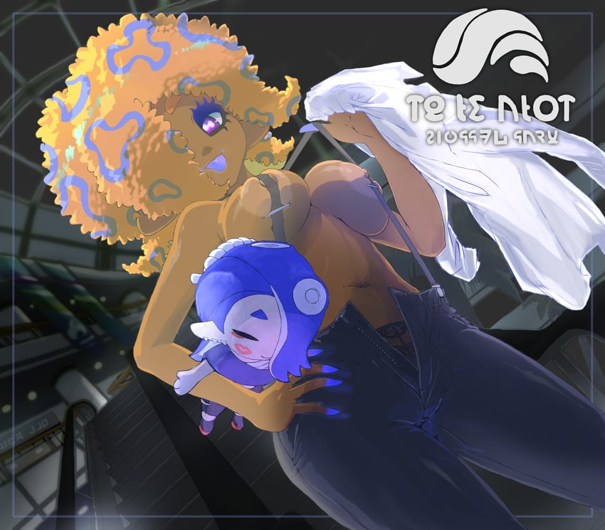 shiver and tao blu (splatoon and 1 more) drawn by hideyoshi_(swliyhbpe9xqqze)