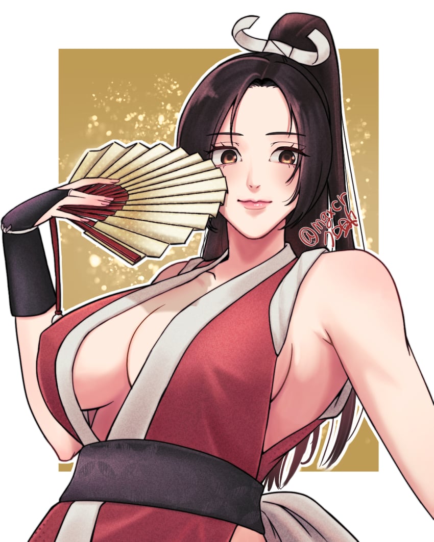 shiranui mai (street fighter and 2 more) drawn by mgxcr