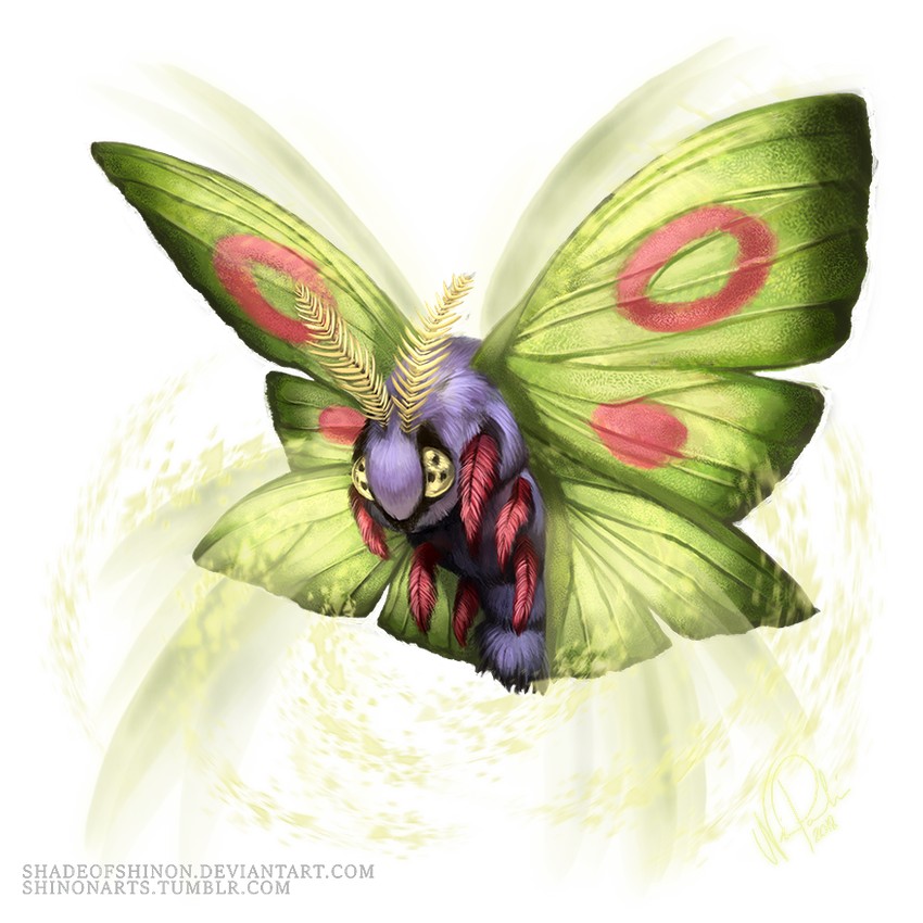 dustox (pokemon) drawn by shadeofshinon