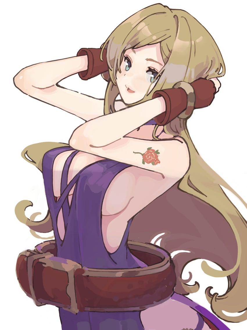 b. jenet (the king of fighters and 2 more) drawn by ooiwa_(irc14786149)