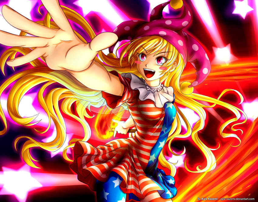 clownpiece (touhou) drawn by ayla_kazemi