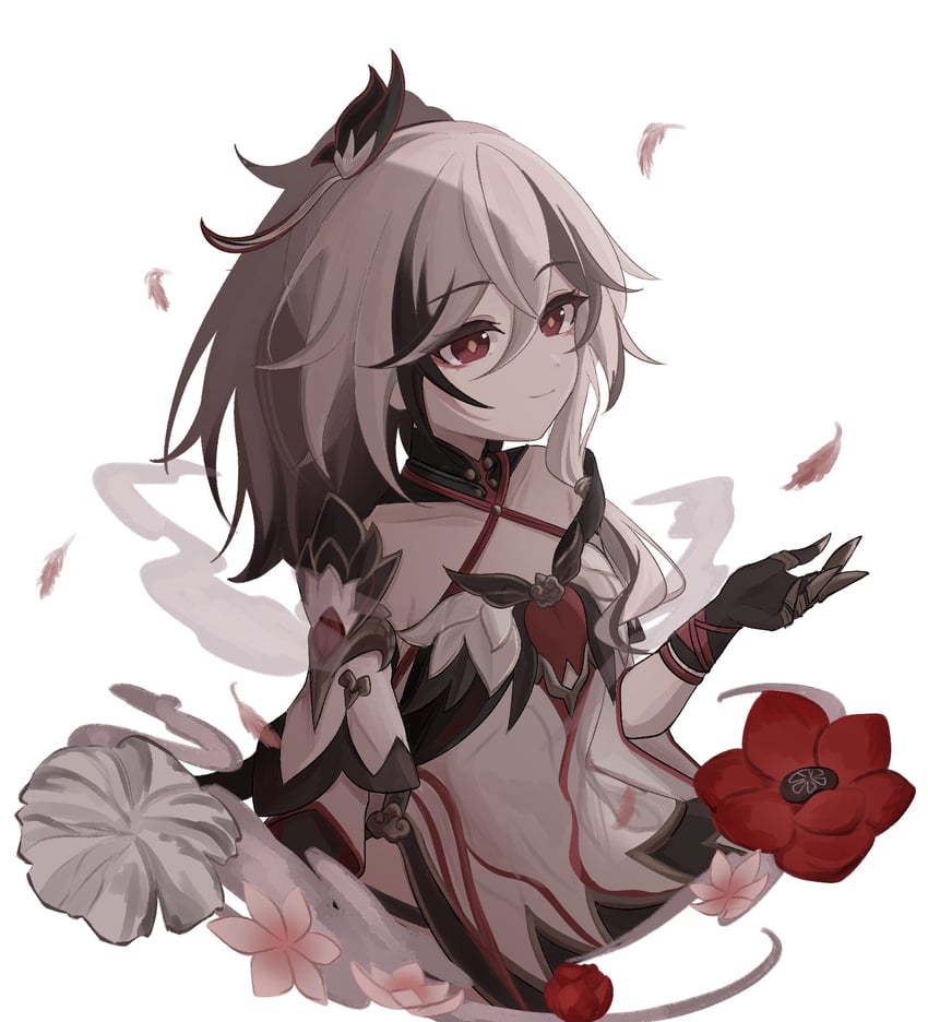 fu hua (honkai and 1 more) drawn by q0s1s