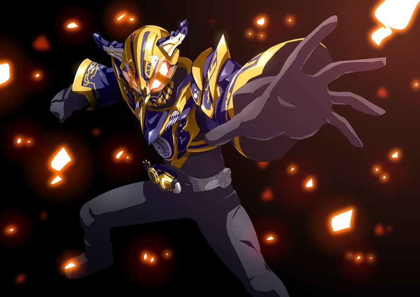 kamen rider gyago (kamen rider and 1 more) drawn by otokamu
