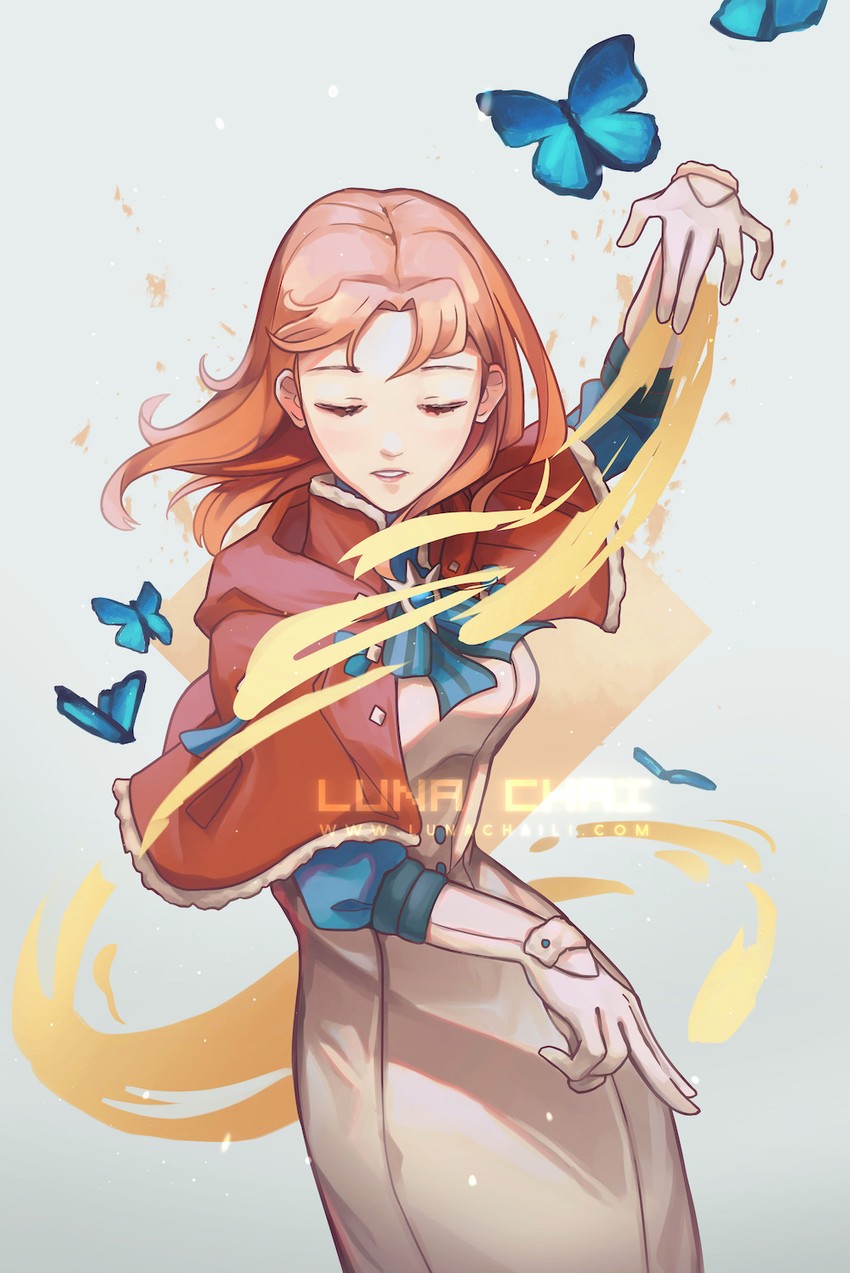 annette fantine dominic (fire emblem and 1 more) drawn by luna_chai