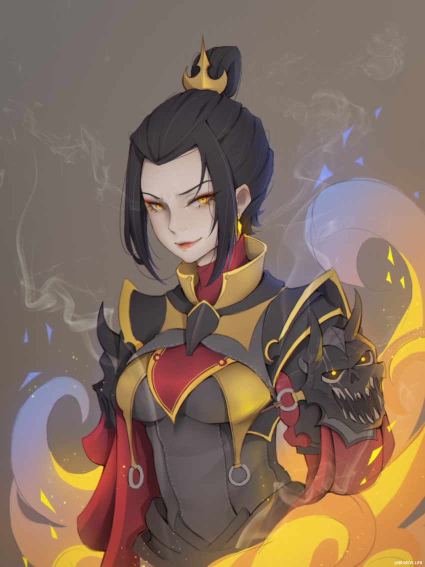 azula (avatar legends and 1 more) drawn by liya_nikorov