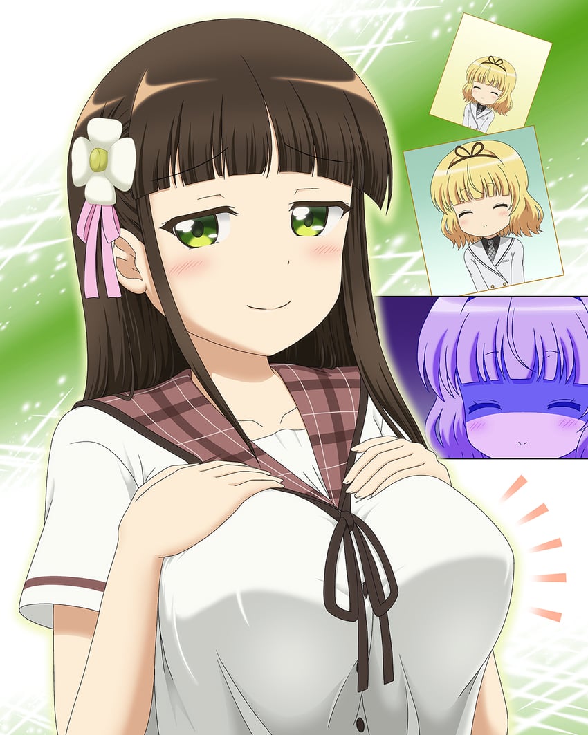 kirima syaro and ujimatsu chiya (gochuumon wa usagi desu ka?) drawn by kingindoh_yumeji
