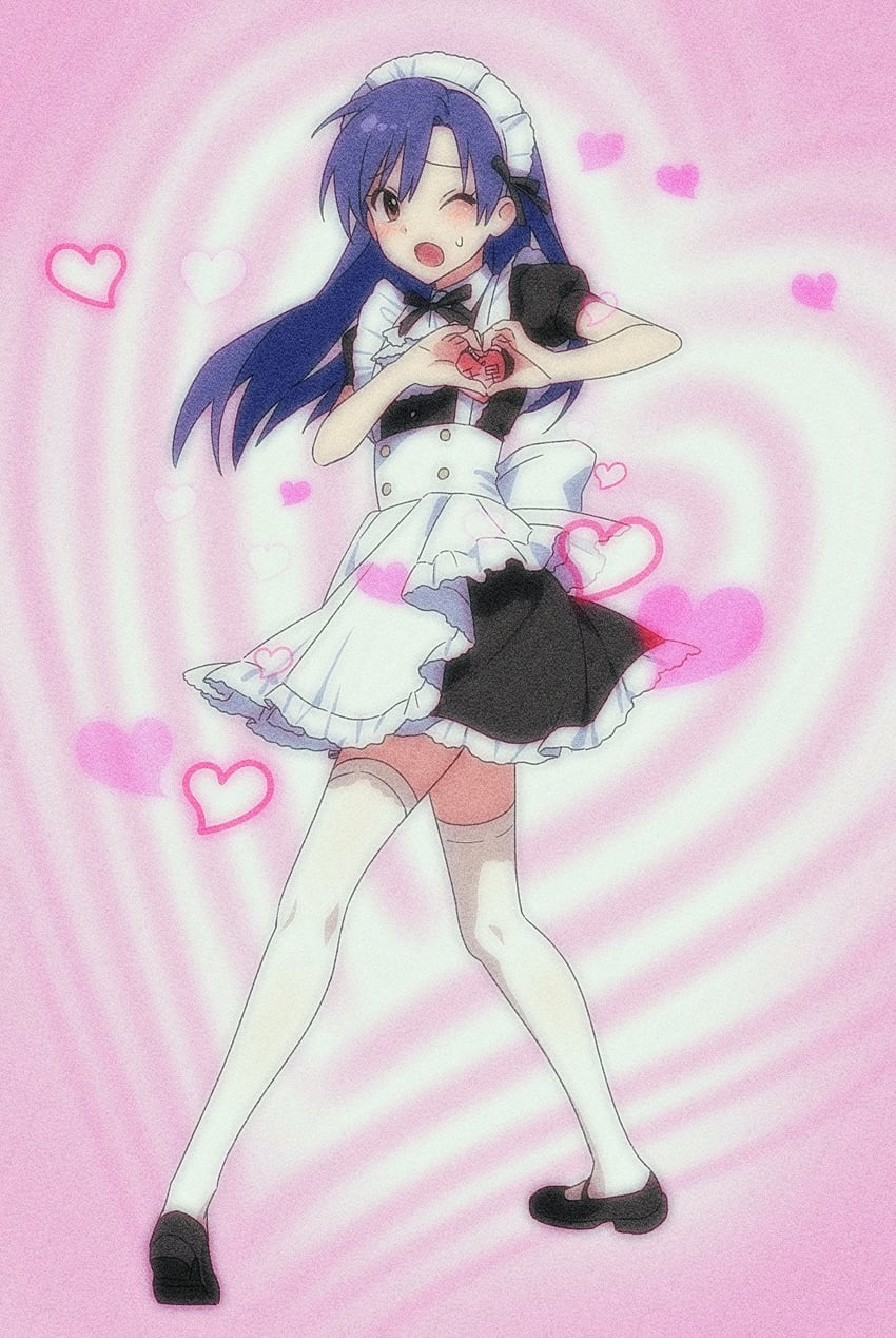 kisaragi chihaya (idolmaster and 2 more) drawn by nonanonnon6u6
