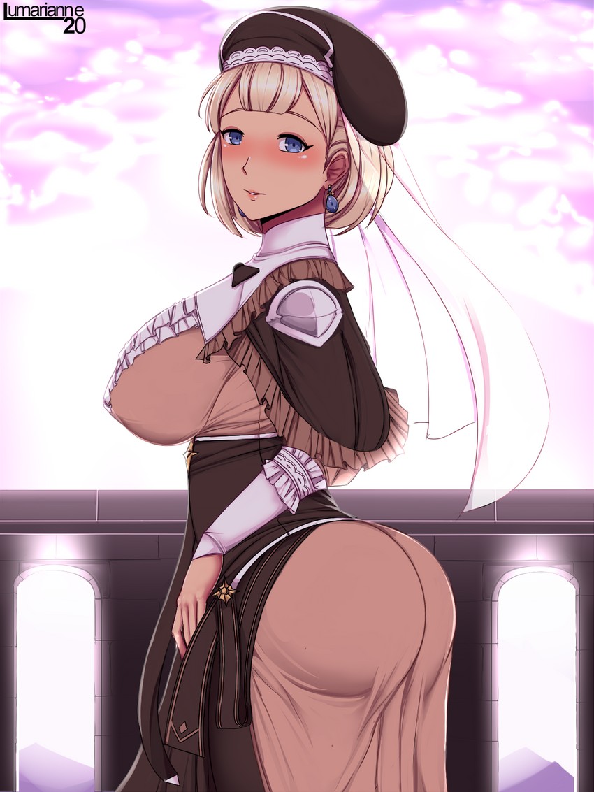 mercedes von martritz (fire emblem and 1 more) drawn by lumarianne20