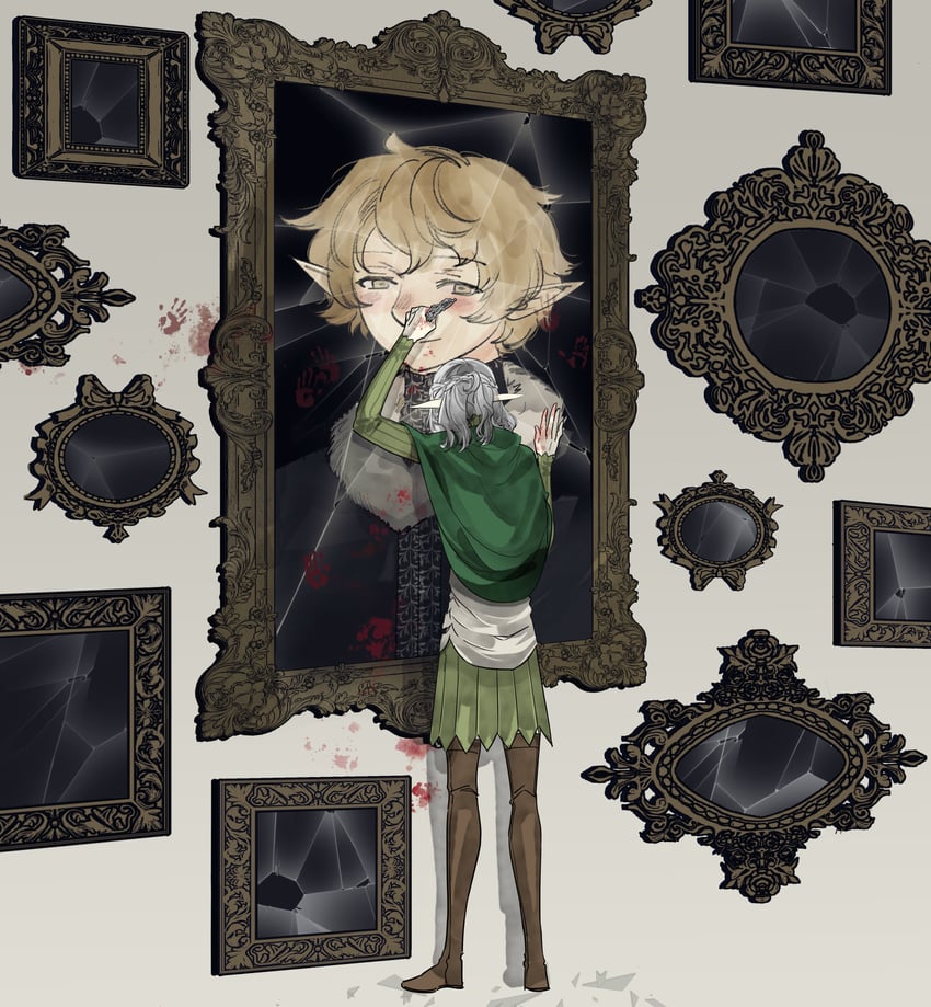 mithrun and mithrun's brother (dungeon meshi) drawn by oejikim