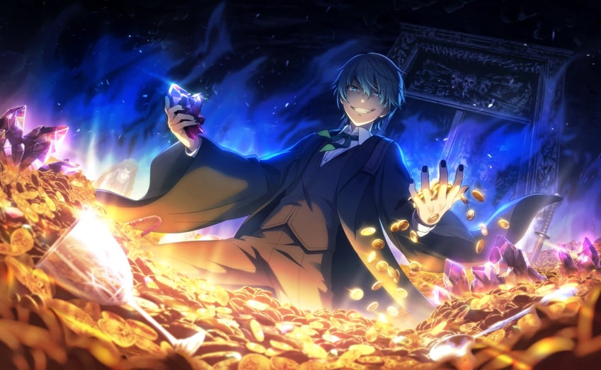kaito, gallerian marlon, and clockworker's doll (vocaloid and 3 more) drawn by colorful_palette