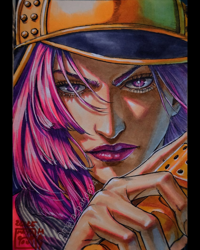 hot pants and cream starter (jojo no kimyou na bouken and 1 more) drawn by maya_panda