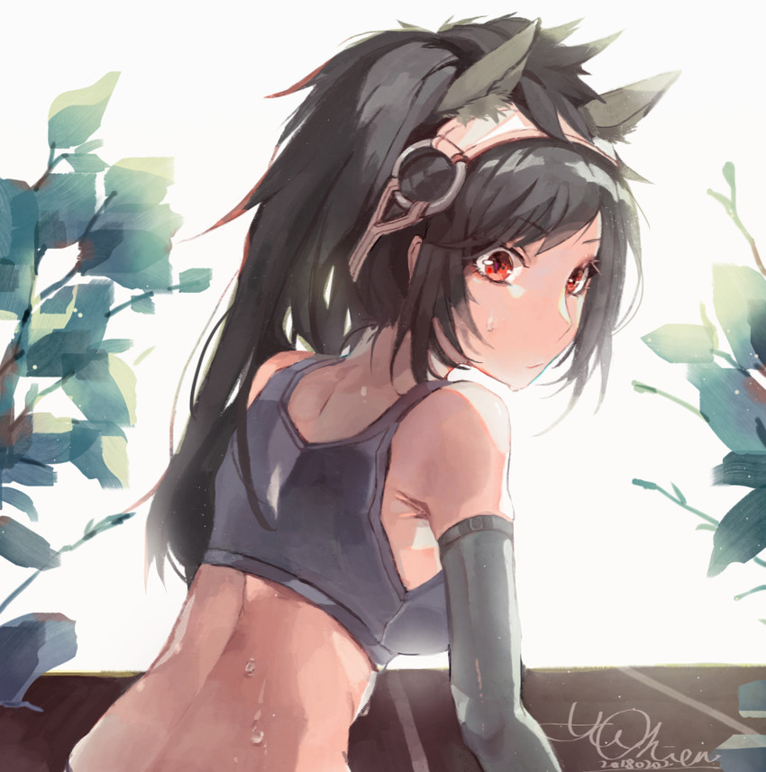 brown thoroughbred (kemono friends) drawn by yu_chien_(yuchien4221)