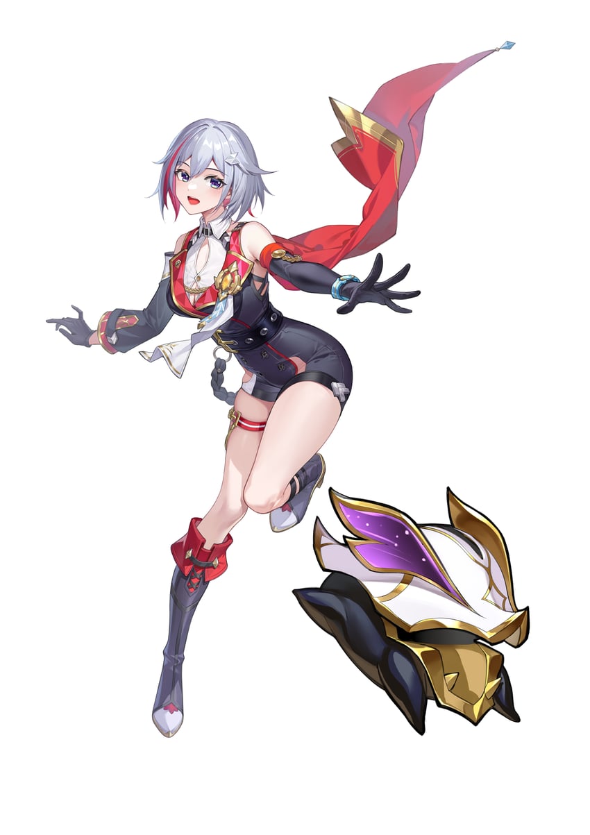 topaz, trotter, and numby (honkai and 1 more) drawn by yin_lan_xue
