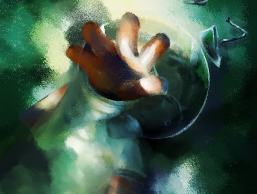 olimar (pikmin) drawn by iat-418