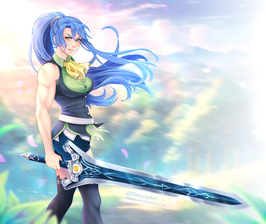 laura s. arseid (eiyuu densetsu and 2 more) drawn by manu-chann