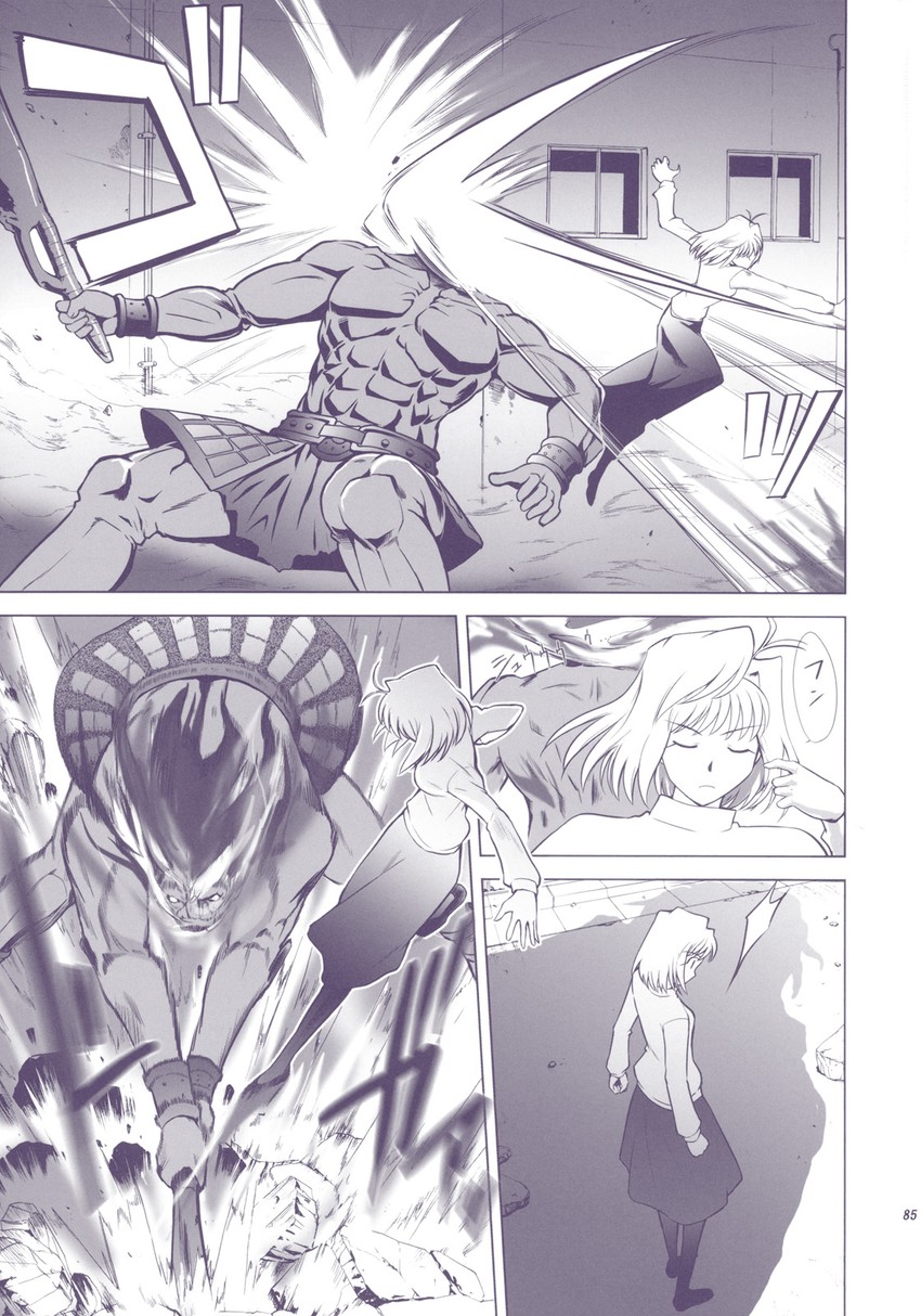 arcueid brunestud and heracles (fate and 4 more) drawn by shirotsumekusa