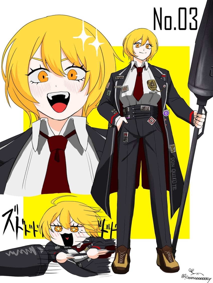 don quixote (project moon and 1 more) drawn by kinomeeeeeeey