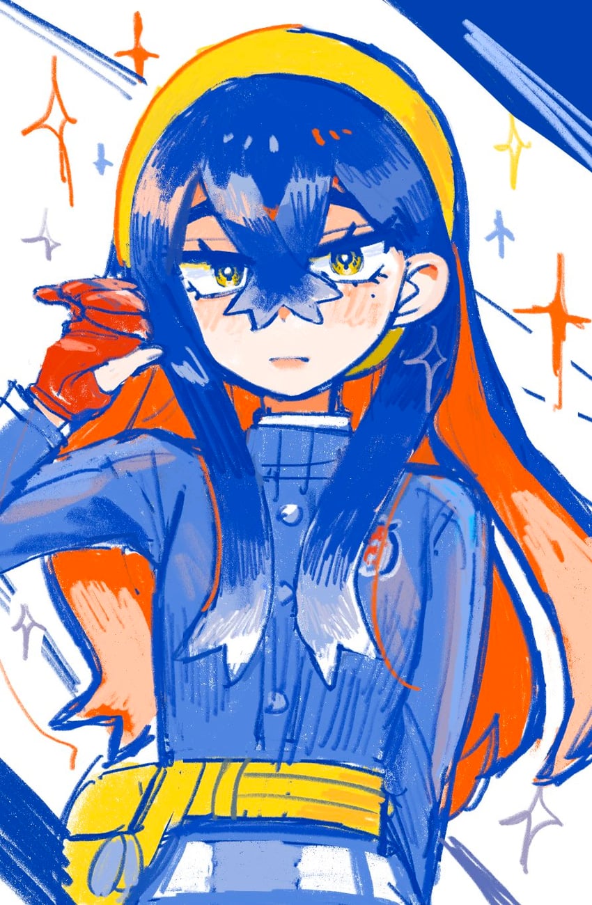 carmine (pokemon and 1 more) drawn by mokuha_(merigora)