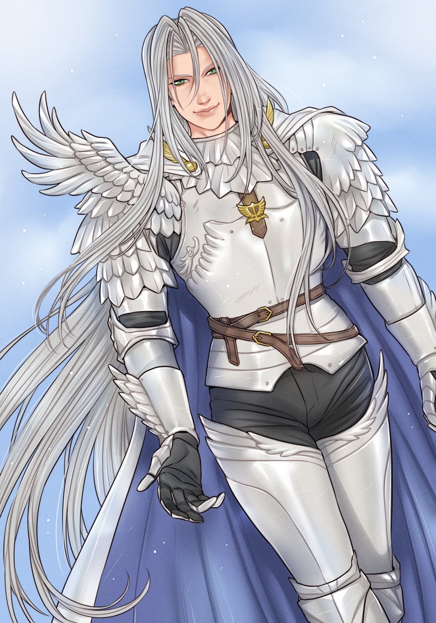 sephiroth and griffith (final fantasy and 2 more) drawn by crylin6