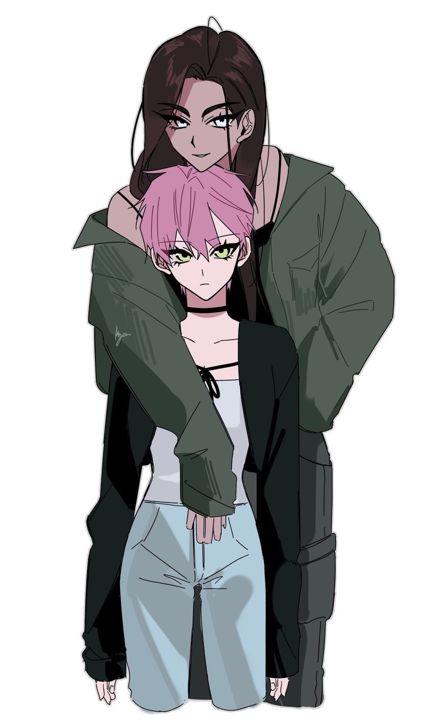 mizi and hyuna (alien stage) drawn by kyon_(zmwh8222)