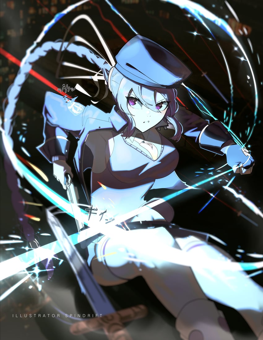 sion eltnam and eltnum (under night in-birth) drawn by inaku